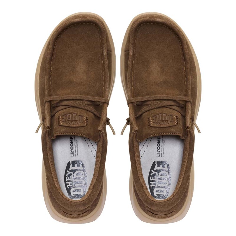 Wally COMF Suede - Hombre Teak Brown/incense