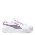 Championes Infantiles Puma Carina 2.0 Blanco - Lila - Rojo
