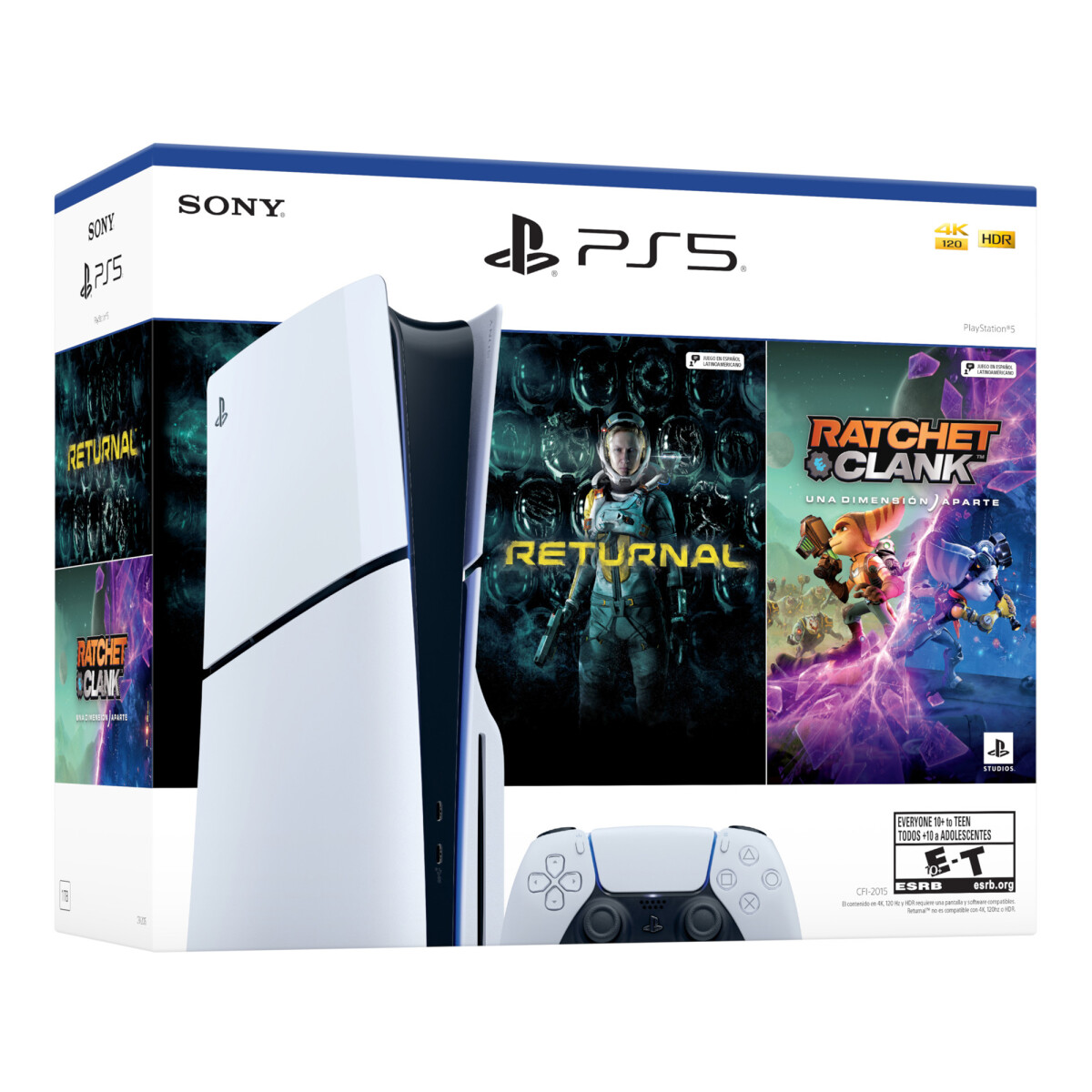 Consola Ps5 Sony 16gb 825gb Blu-ray Dvd Ratchet Clank + Returnal 