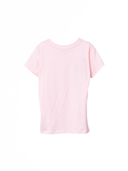 REMERA ESTAMPADA ROSA CLARO