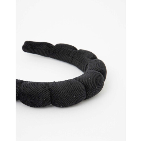 Vincha De Spa Con Strass Negro