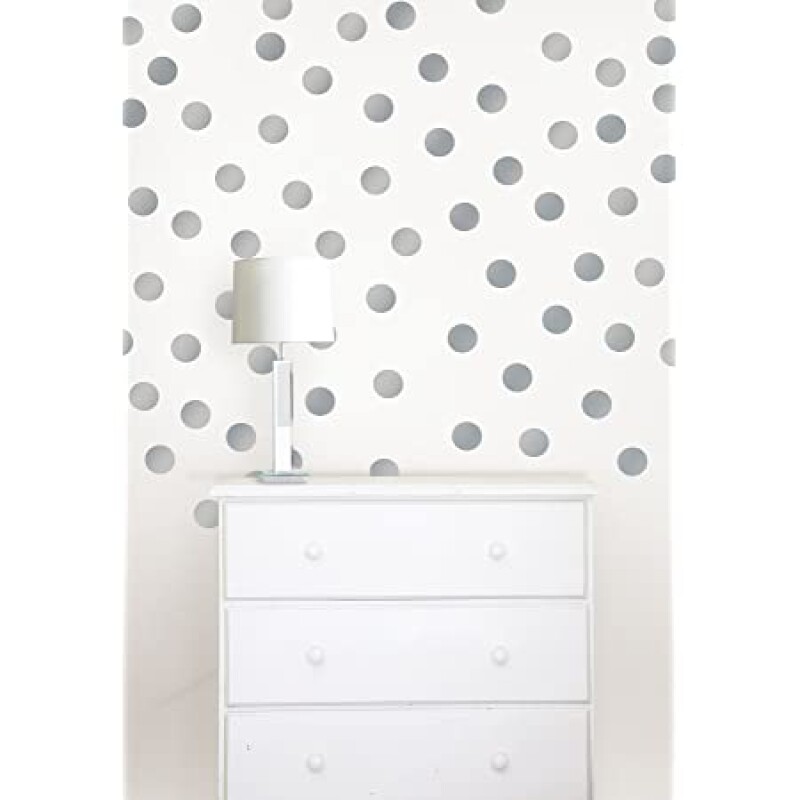 WALLPOPS METALLIC SILVER CONFETTI N/A