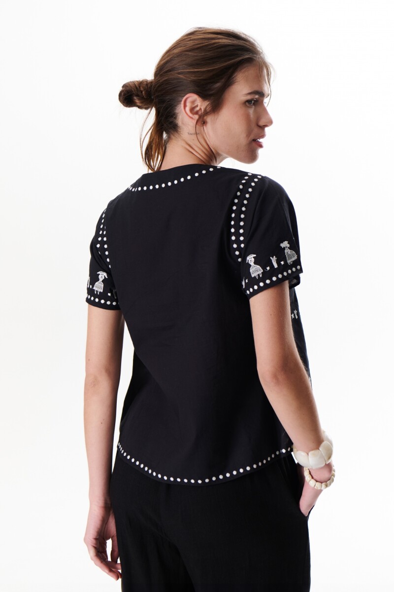 BLUSA MEZCAL NEGRO