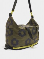 Bolso De Deporte De Nylon Con Estampado Floral multicolor