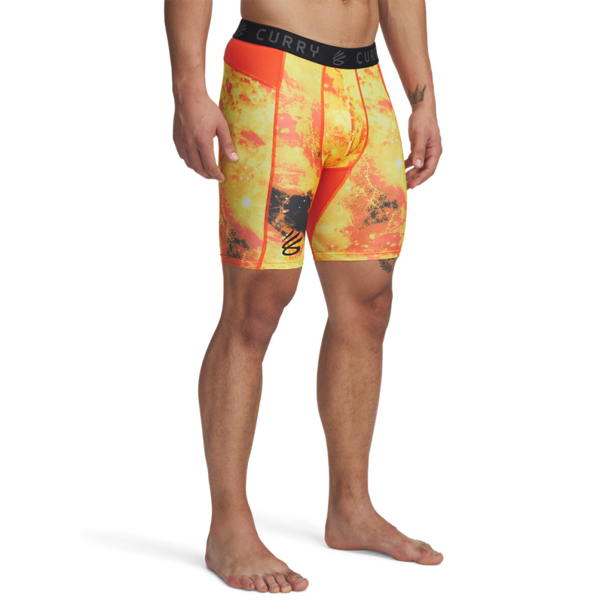 UA Curry HG Prtd Shorts-ORG - ORG-847 