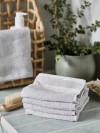 Toalla de tocador KARLSTAD 28x30 gris claro Toalla de tocador KARLSTAD 28x30 gris claro