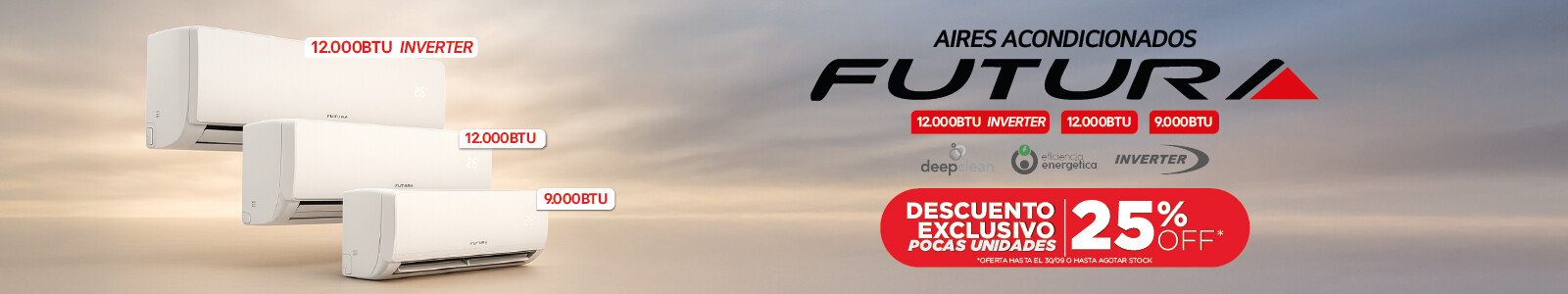Aires Acondicionados Futura 10% de descuento Exclusivo en La Tentación