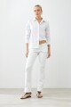 Camisa clásica blanco
