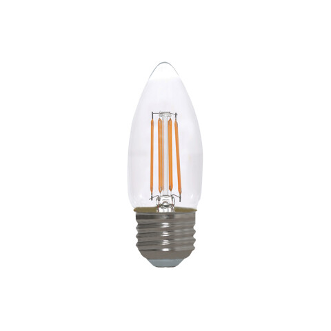 Lámpara LED vela E27 4,5W 470Lm luz cálida IX1884