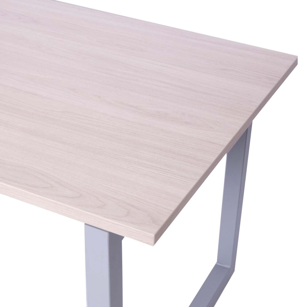 ESCRITORIO ESQUINERO GERENCIAL MADERA-Y-METAL GRIS WORK