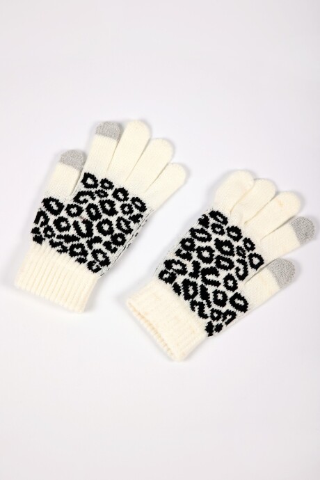 Guantes Guepardo Estampado 1