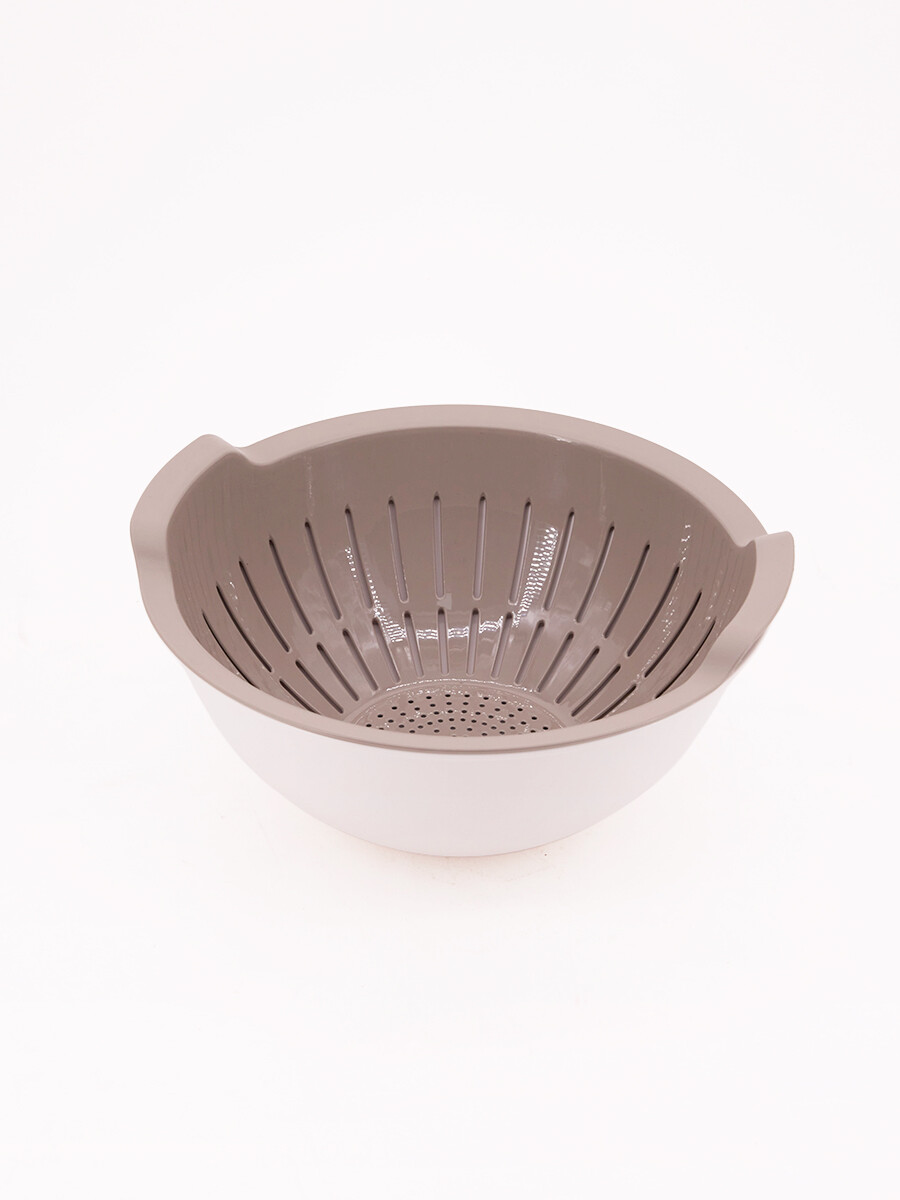 COLADOR RECIPIENTE - TAUPE 