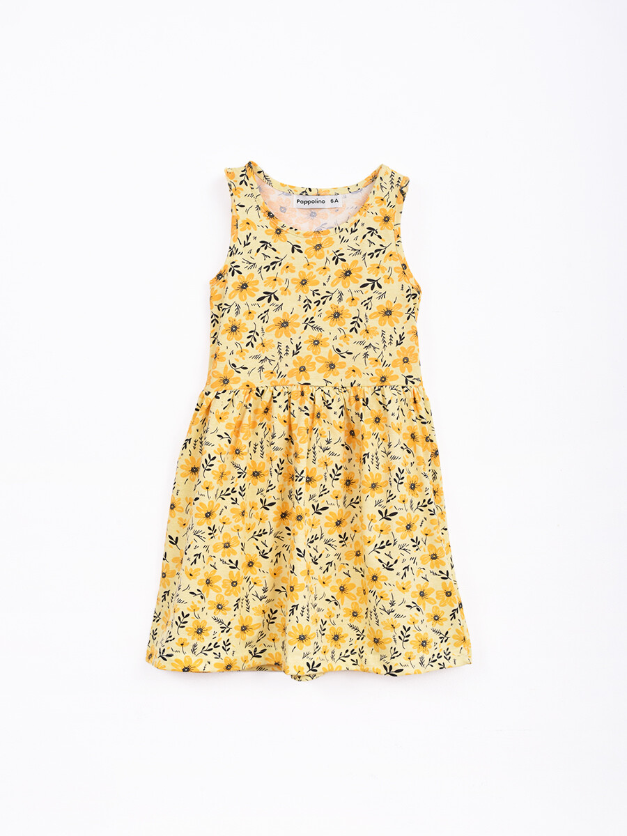 VESTIDO POPURRI - AMARILLO 