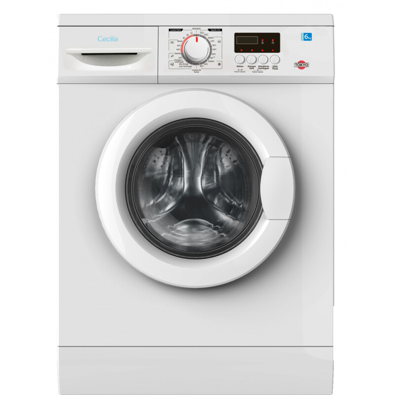 Lavarropas Automática Tokyo 6 kg Cecilia Mas Slim Carga Frontal Lavarropas Automática Tokyo 6 kg Cecilia Mas Slim Carga Frontal