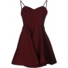 Vestido de fiesta Bordo