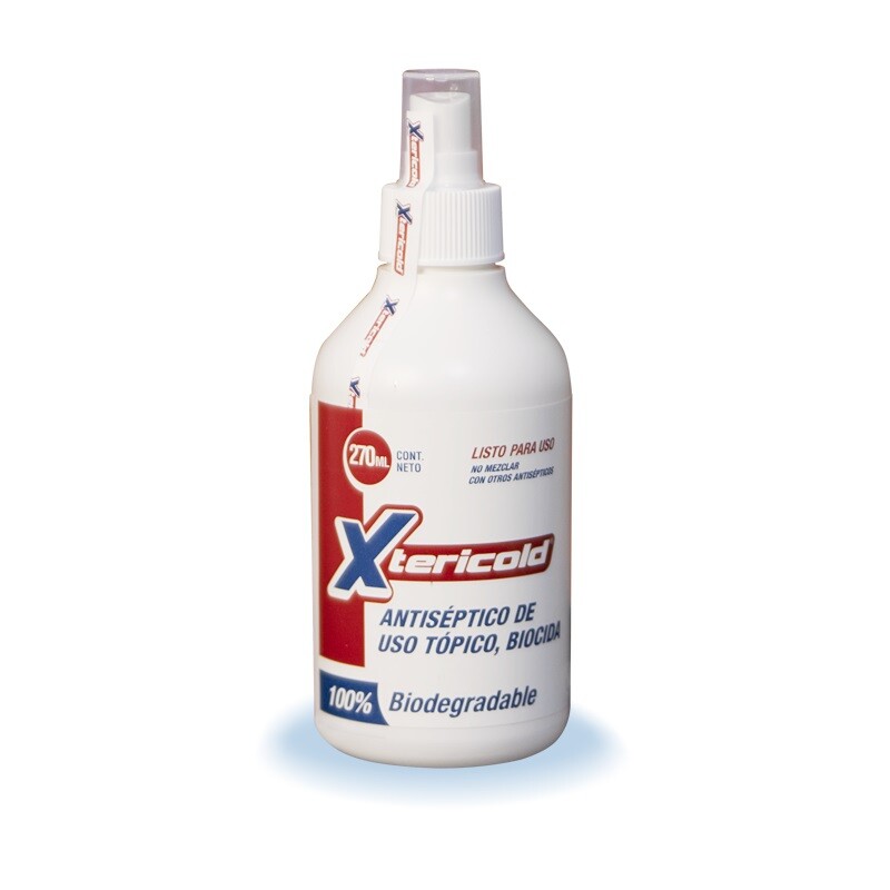Xtericold Antiséptico Spray 270 Ml. Xtericold Antiséptico Spray 270 Ml.