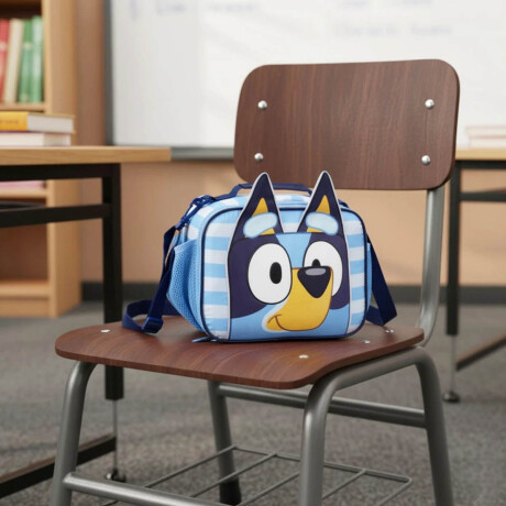 Lunchera Infantil Térmica Bluey Estampado Escolar M2