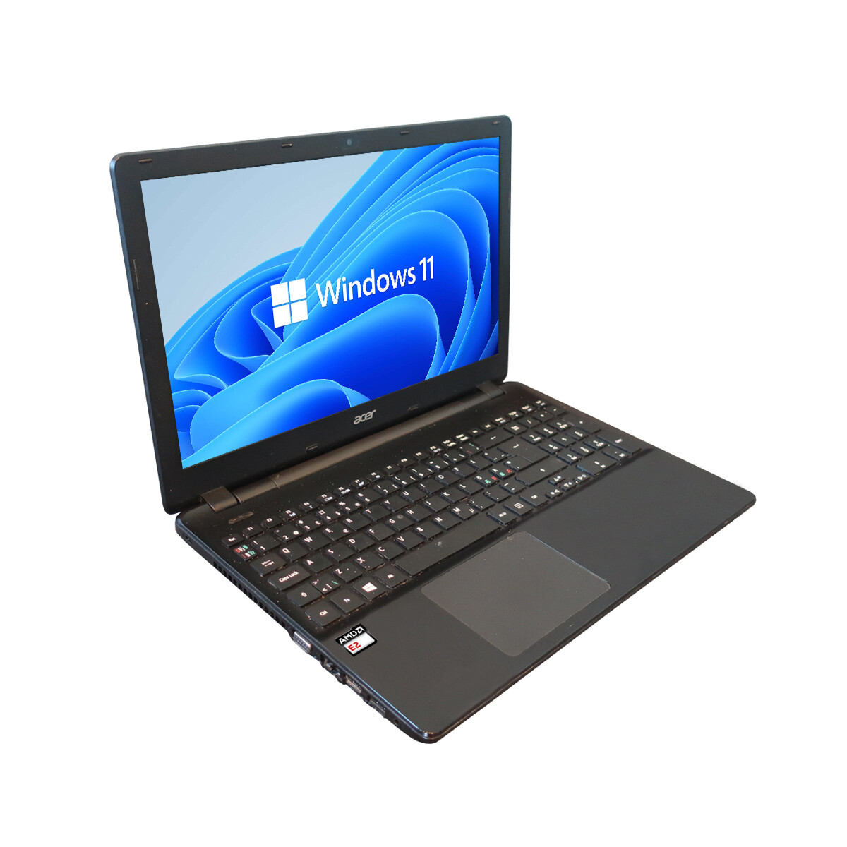 Notebook Acer E5-521. AMD E2-6110. RAM 4GB. Disco Sólido NUEVO 120GB. Pantalla 15,6". Win11 