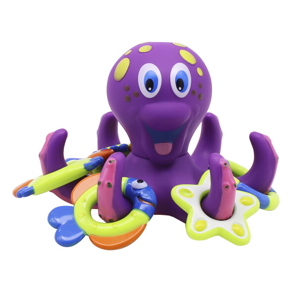 PULPO VIOLETA FLOTANTE CON 5 ACCESORIO DE ARO INTERACTIVO - VIOLETA PULPO VIOLETA FLOTANTE CON 5 ACCESORIO DE ARO INTERACTIVO - VIOLETA