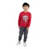 CONJUNTO JOGGER4-10 CEREZA