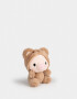 Llavero Peluche Llavero Y Charm De Peluche De Cerdito - Marron Beige