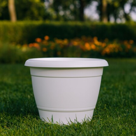 MACETA REDONDA GRANDE 44 LITROS MARMOL MACETA REDONDA GRANDE 44 LITROS MARMOL