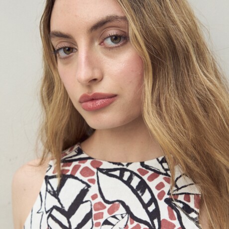 VESTIDO MARLON PRINT Crudo