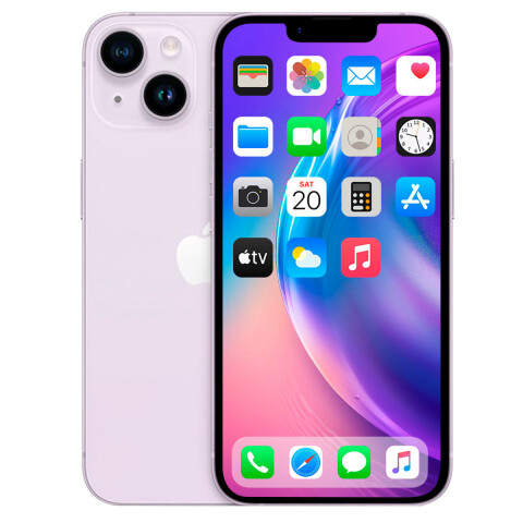Iphone 14 6/128 Gb Con Garantía Apple 5g VIOLETA