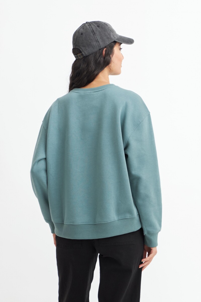 Sweatshirt liso VERDE