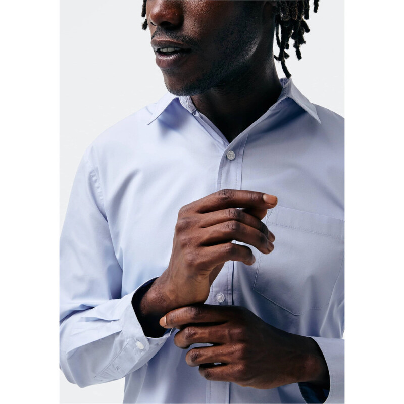 CAMISA ML MASC AZUL CLARO