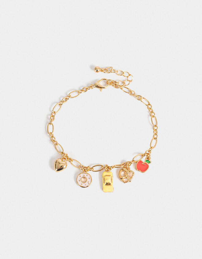 Pulseras Flexibles De metal Pulsera Flexible Multidijes - Dorado