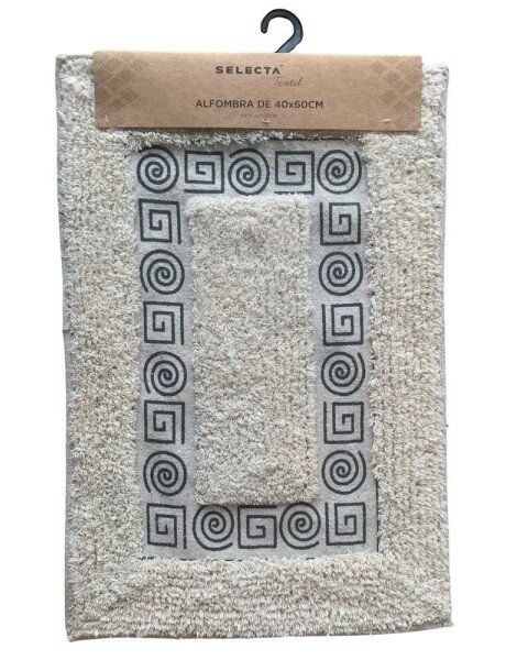 ALFOMBRA 40x60CM ADORNO GRIEG MARRON Y NATURAL ALFOMBRA 40x60CM ADORNO GRIEG MARRON Y NATURAL