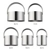 Jgo. de Cortantes borde filo liso 5 pzas. en acero inox F/DCS-05F Jgo. de Cortantes borde filo liso 5 pzas. en acero inox F/DCS-05F