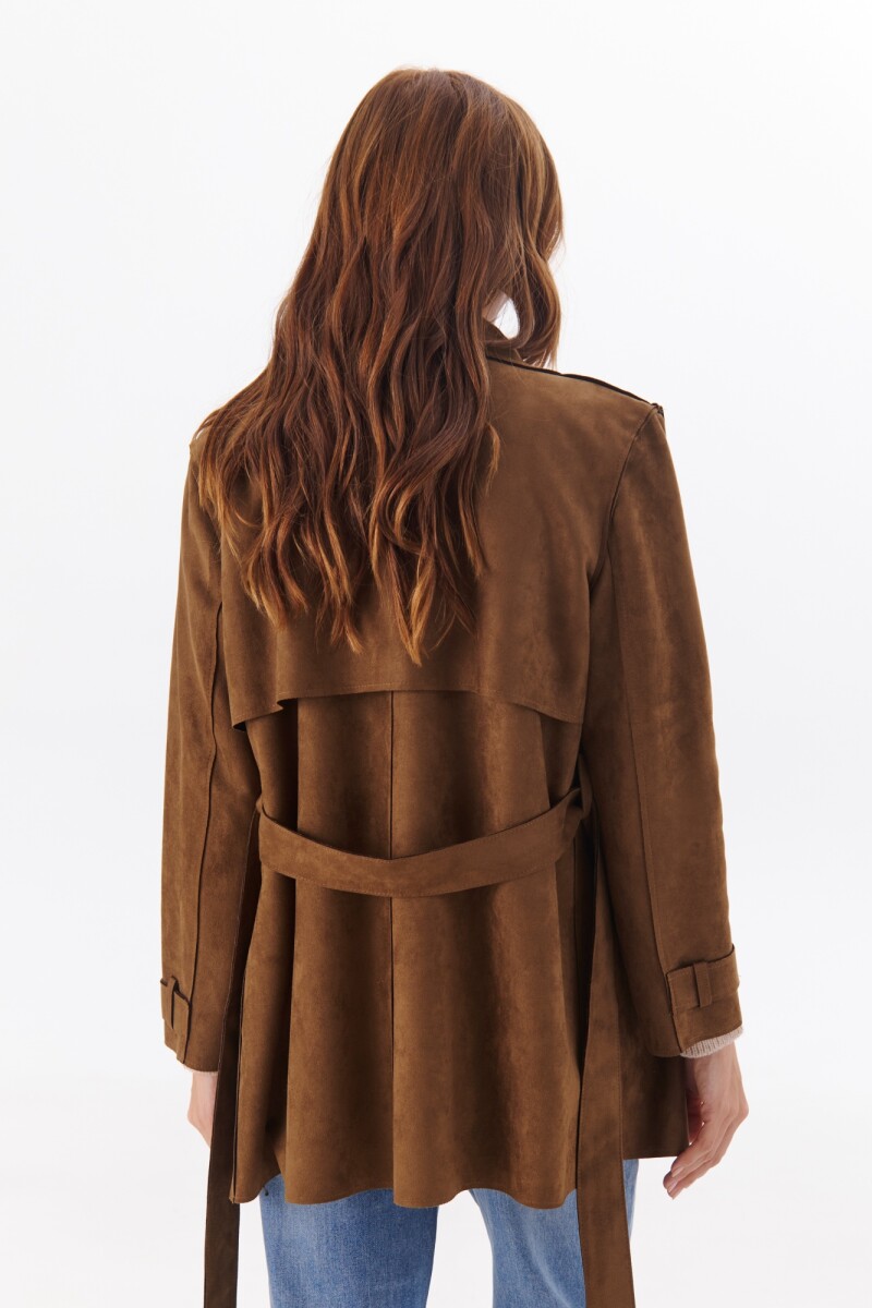 TRENCH SUEDE GAMUZA