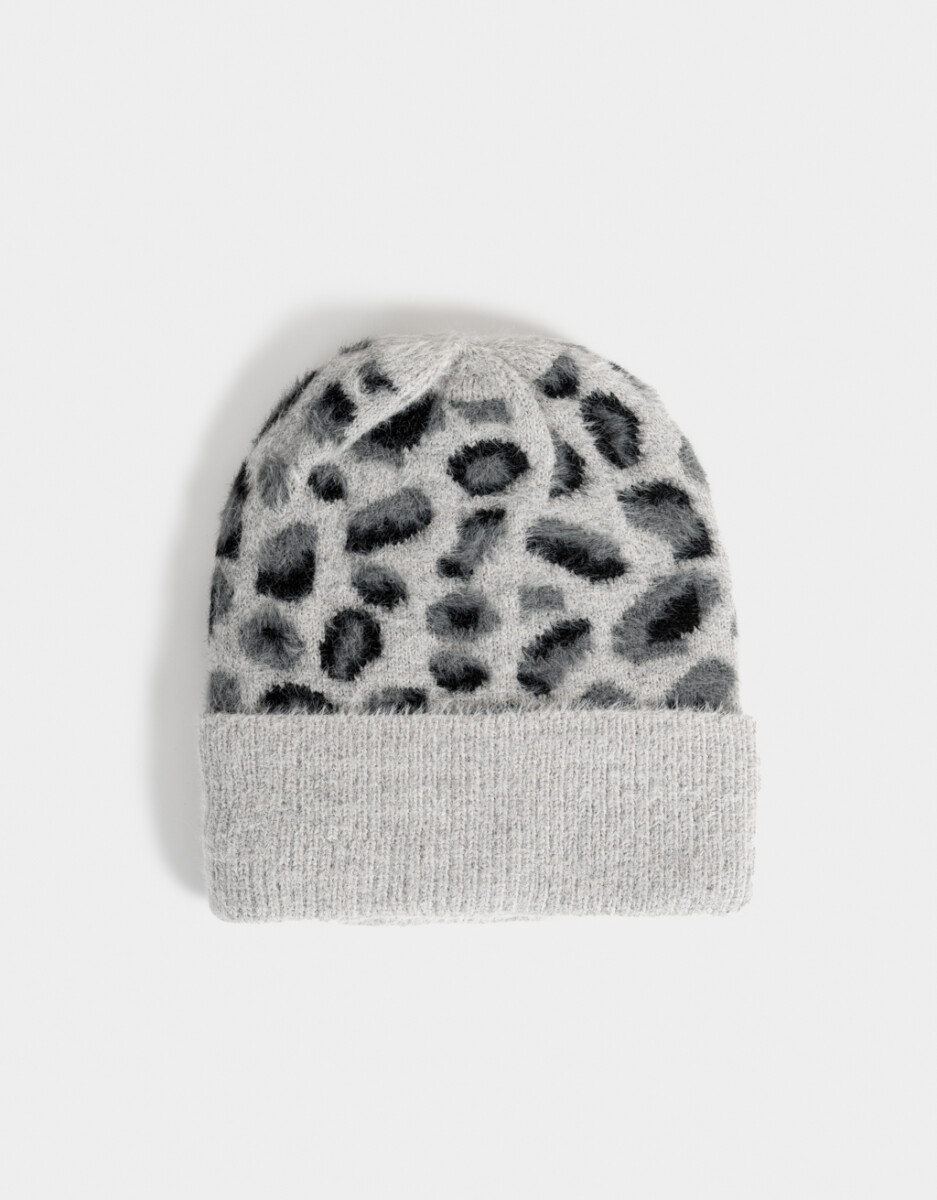 Gorro Tejido Animal Print 