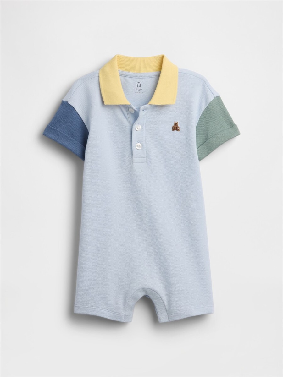 Enterito Polo Bebé - Colorblock 