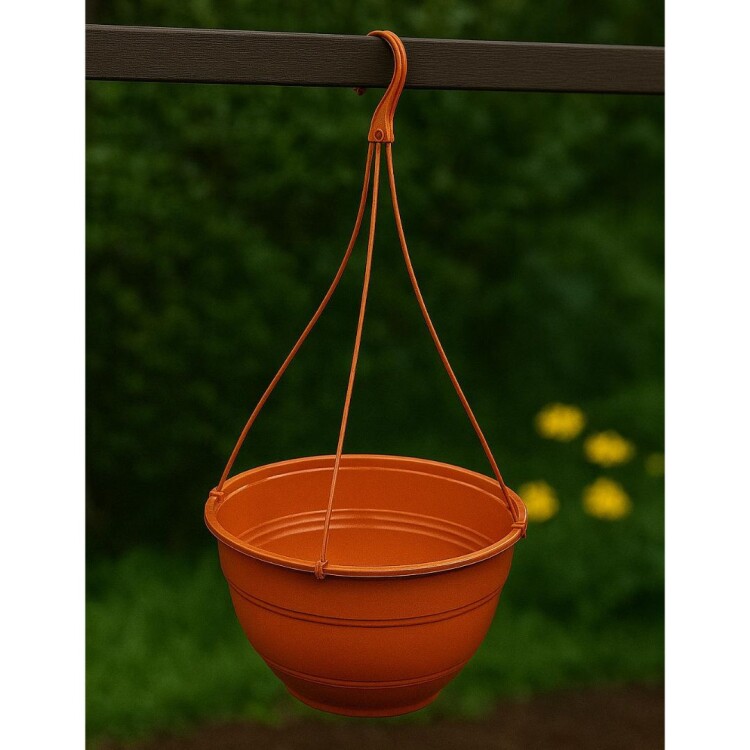 MACETA COLGANTE 24CM TEJA MACETA COLGANTE 24CM TEJA