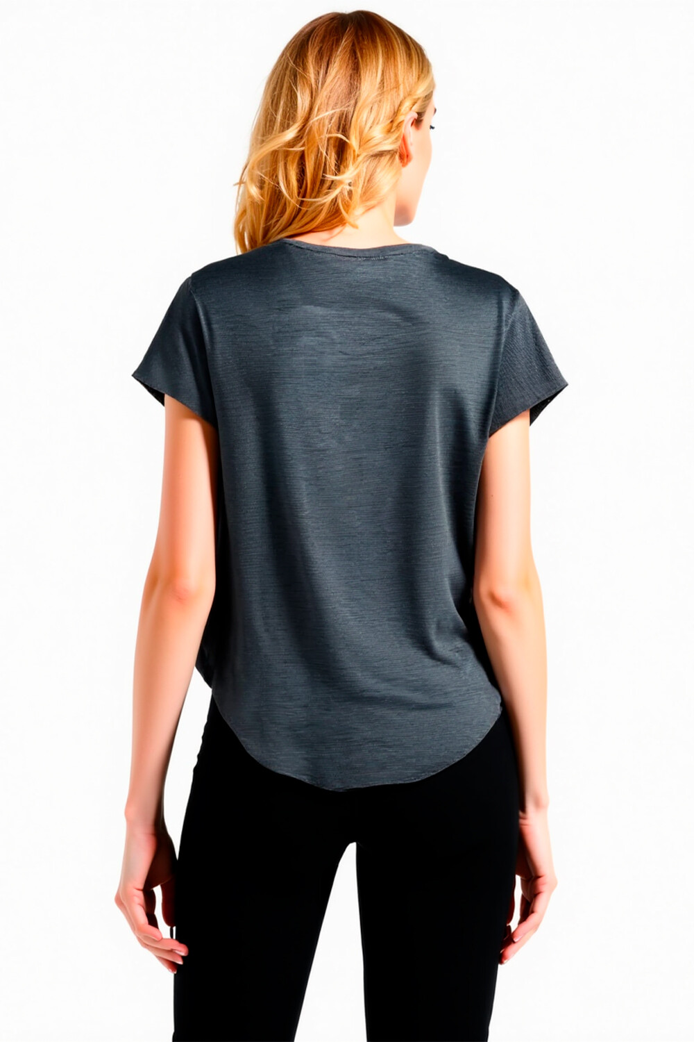 Remera Murrav Gris Melange Oscuro