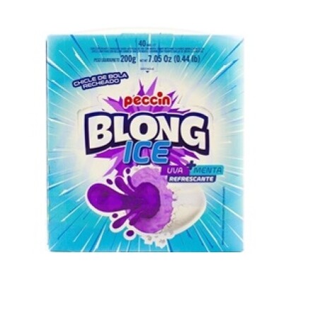 CHICLE RELL BLONG 200G/40UN ICE UVA/MENTA CHICLE RELL BLONG 200G/40UN ICE UVA/MENTA