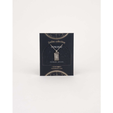 Cadena Con Dije De Zodíaco Cáncer Plateado