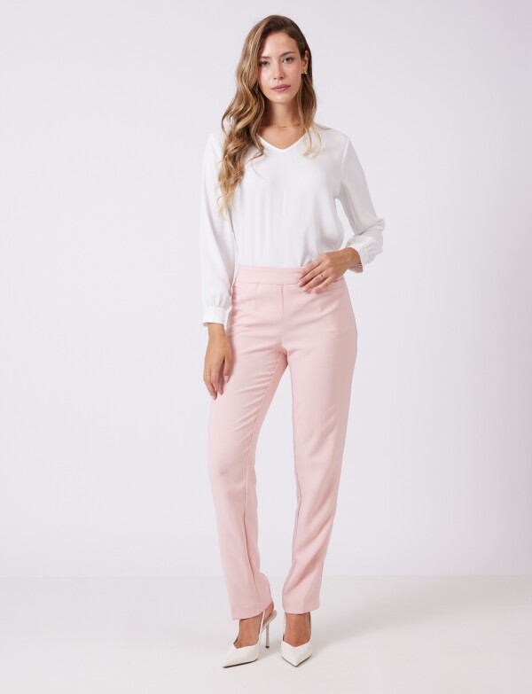 Pantalon Sastrero Slim ROSA