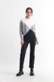 Sweater geométrico GRIS