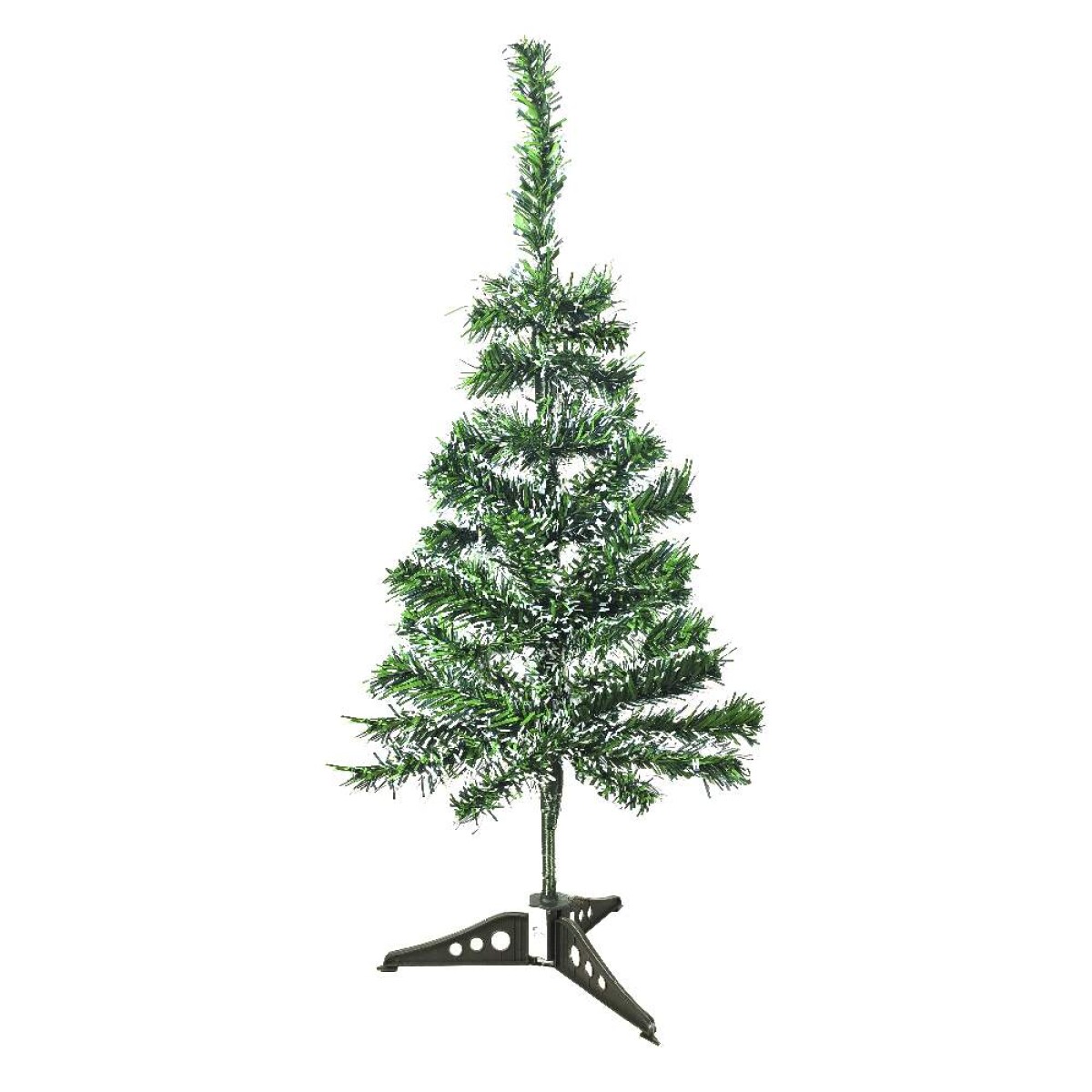 Arbol Verde 60cm 50 Ramas Con Nieve 