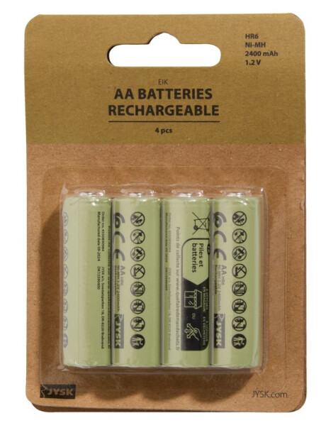 Batería recargable EIK AA, 4pcs Batería recargable EIK AA, 4pcs