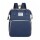 Mochila 2en1 Bolso Maternal Cuna Cambiador Plegable Portable Azul