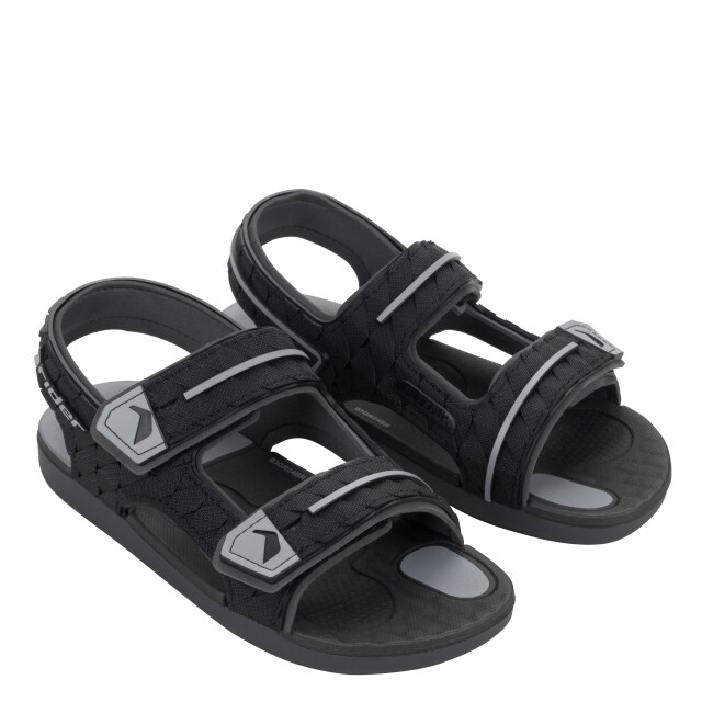 Sandalias Infantiles Rider Line Plus II Gris - Negro
