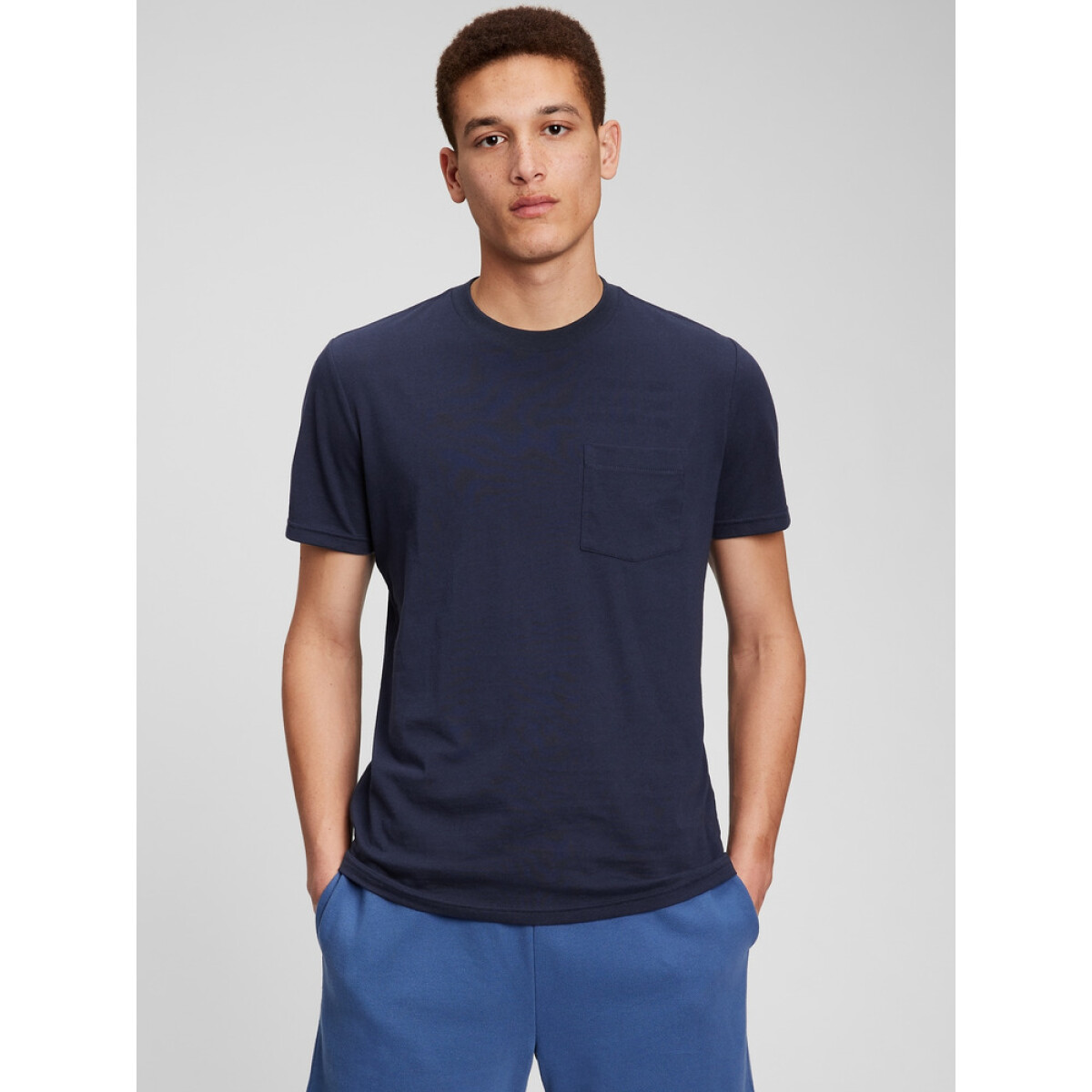SS PKT T ORGANIC - TAPESTRY NAVY 