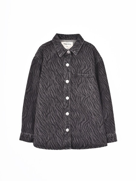 CAMPERA DINORA PRINT II NEGRO