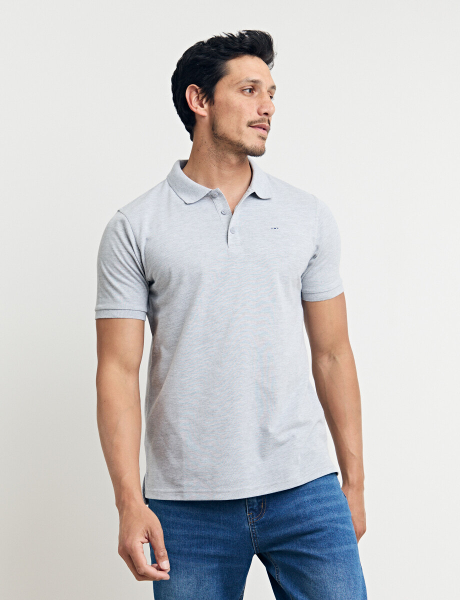 520752 REMERA HARRINGTON LABEL Gris Melange