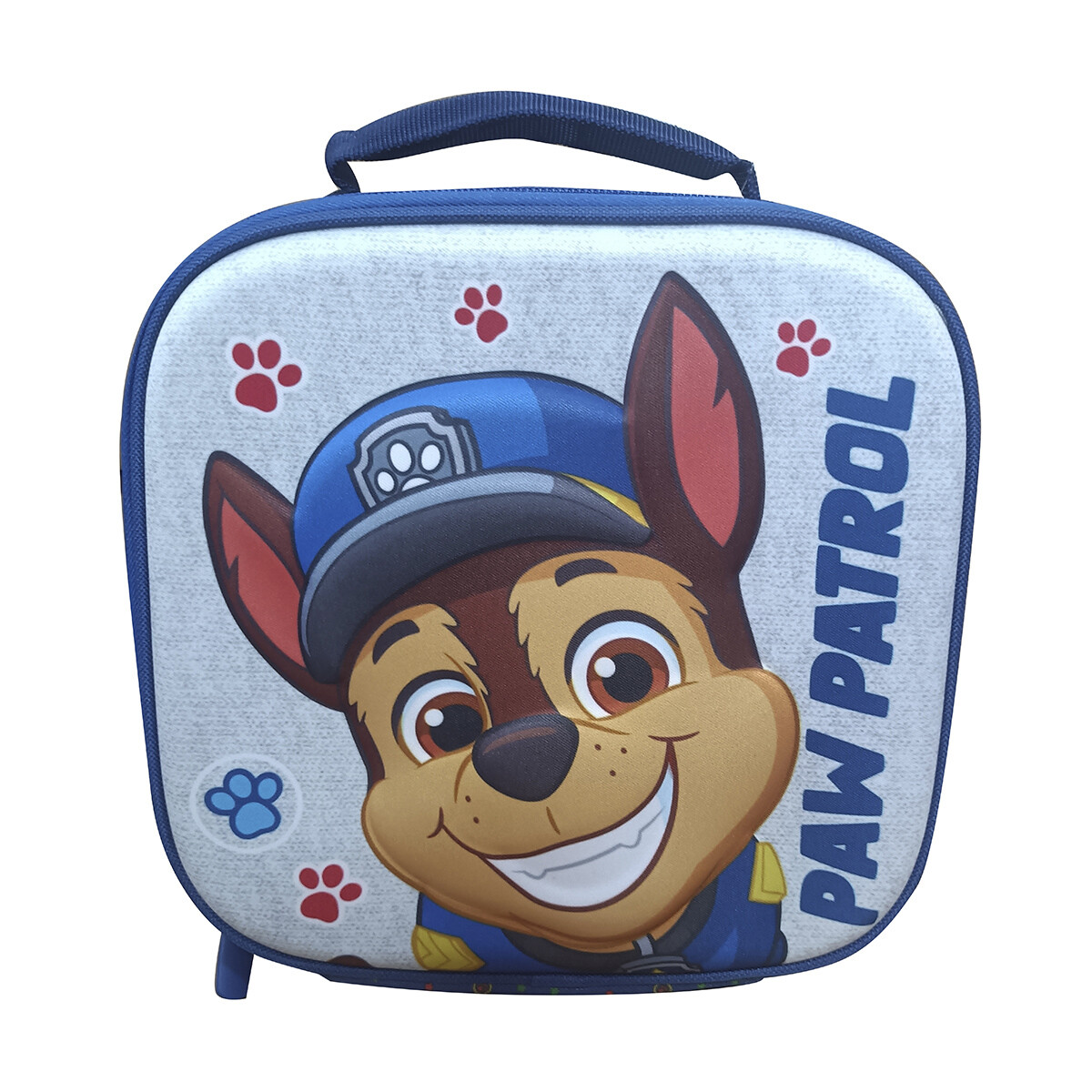 Lunchera 3D Térmica Escolar Paw Patrol 22 x 22 cm Oficial - AZUL 